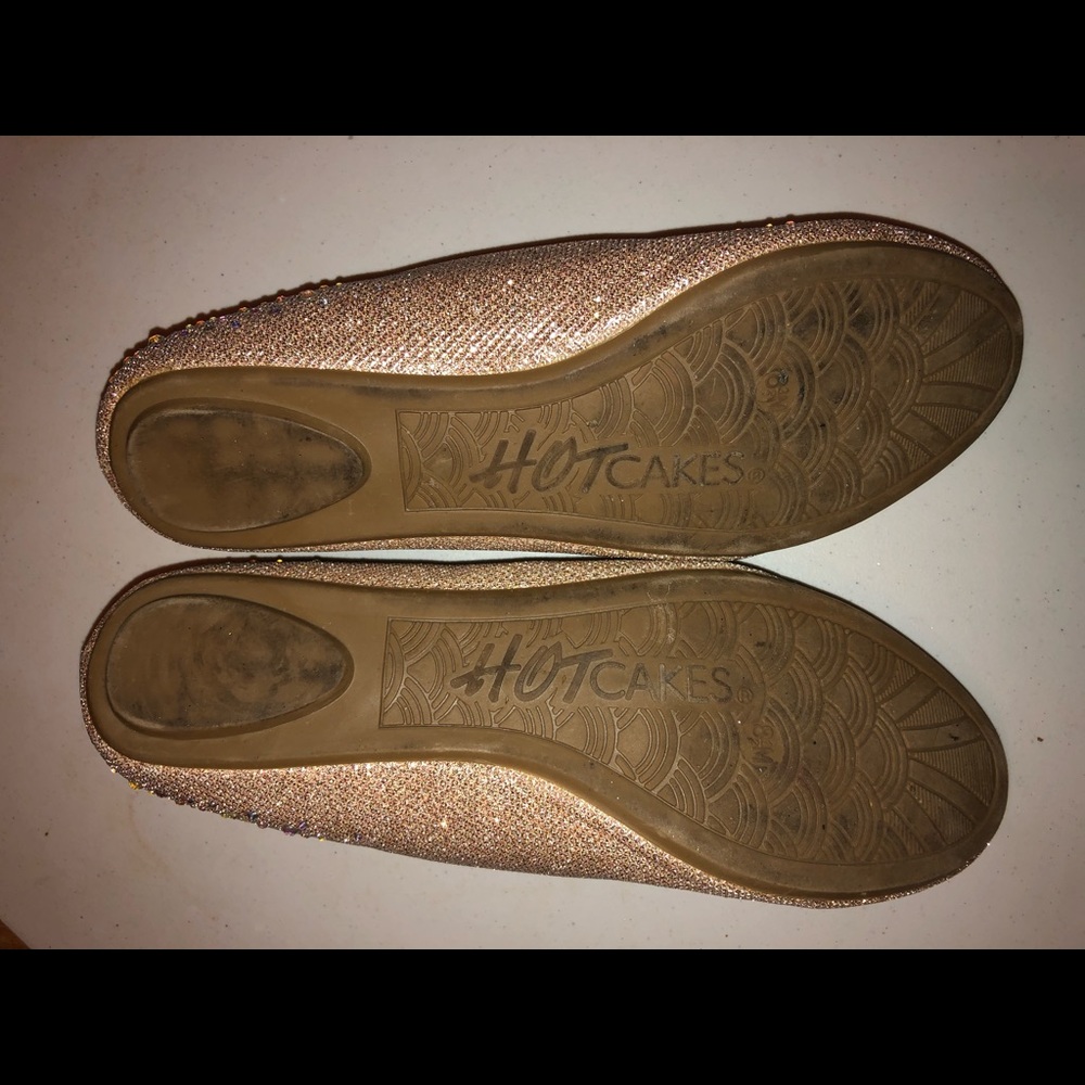 Sparkly flats